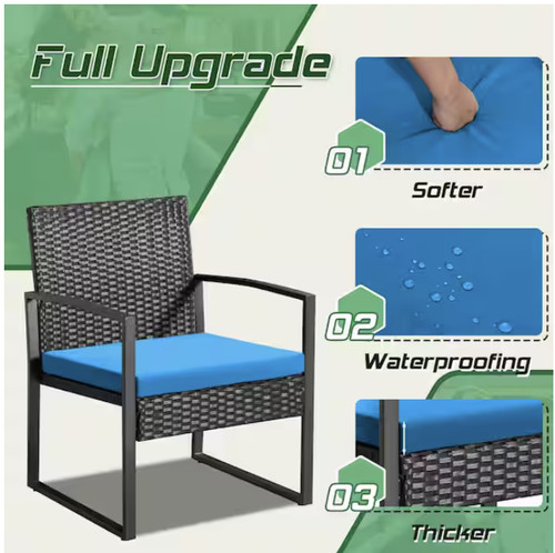 Tozey black piece patio sets - tozey,