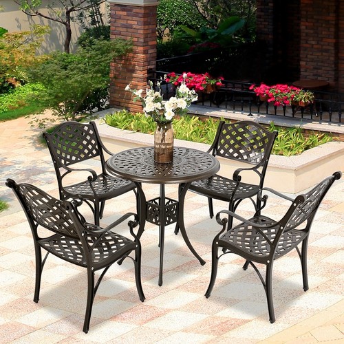 Outdoor bistro set cast - bistro,